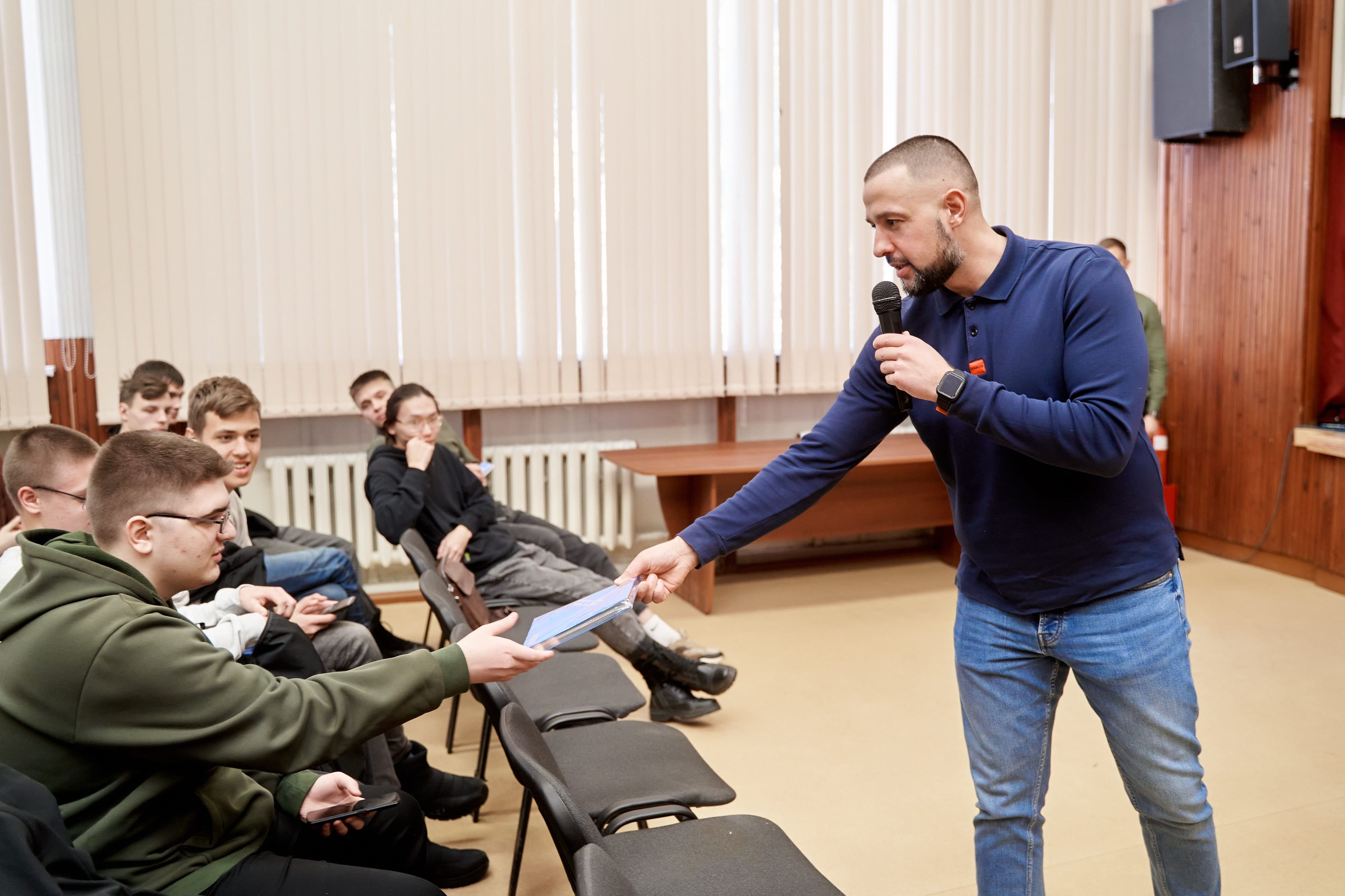 Встреча с будущими предпринимателями в Новосибирском политехническом колледже
