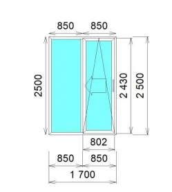 Окно ПВХ KBE Expert 70 Белый